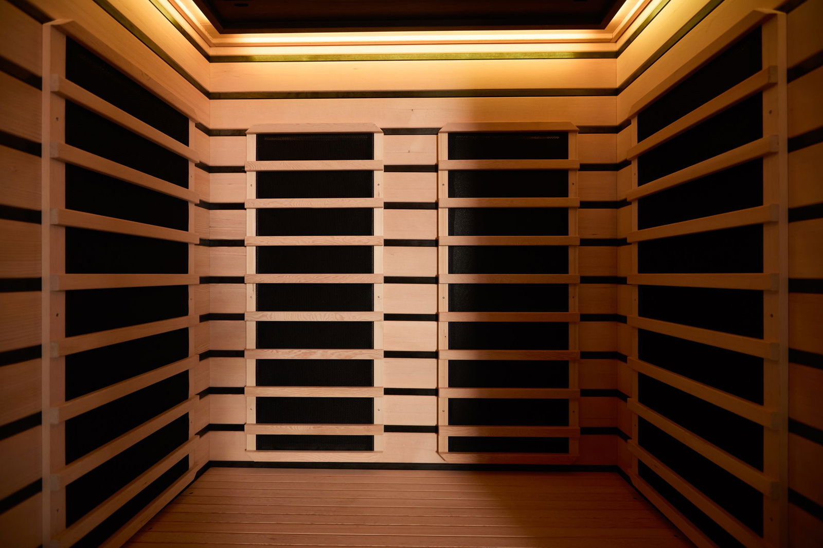 Interior of the Nyssa Far Infrared Sauna from Found—Space